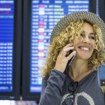 Happy smile and cheerful young woman portrait
